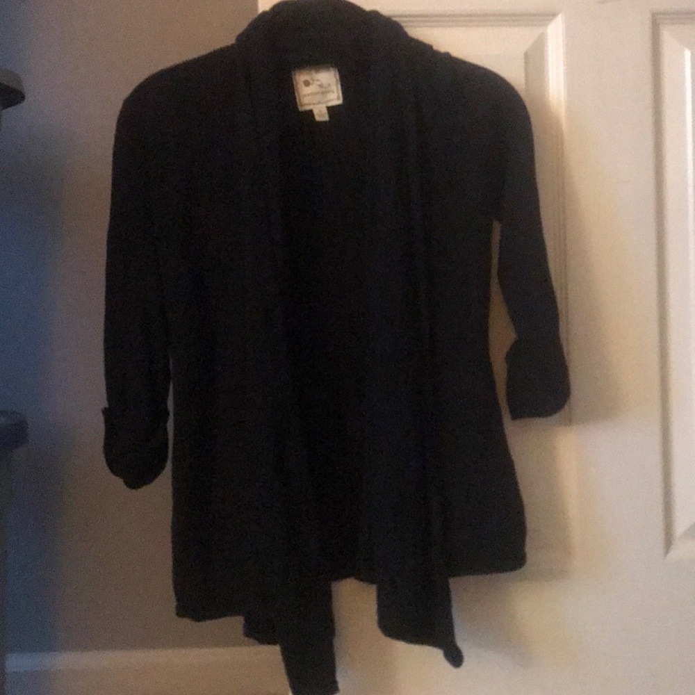 Black cardigan